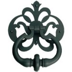 Heurtoir en fer noir pour porte d'entre - lapeyre