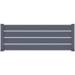 Jardimat - clôture catane aluminium h. 685 x l. 1800 blanc ral 9016 Jardimat - clôture catane aluminium h. 685 x l. 1800 blanc ral 9016