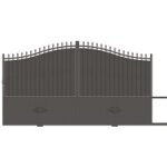 Jardimat - portail coulissant vangelys aluminium  option