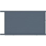Jardimat - portail coulissant venzo aluminium h. 175 x l. 350 gris anthracite ral 7016 fs g