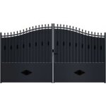 Jardimat - portail vangelys aluminium standard  option