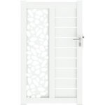 Jardimat - portillon catane galet aluminium sur mesure