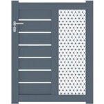 Jardimat - portillon catane moucharabieh aluminium sur mesure