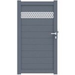 Jardimat - portillon venitia moucharabieh alu h. 184 x l. 100 blanc ral 9016 fb g