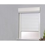 Jouvence - volet roulant recoupable blanc en pvc moteur filaire h. 140 x l. 120 cm Jouvence - volet roulant recoupable blanc en pvc moteur filaire h. 140 x l. 120 cm