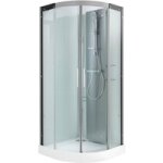 Kinedo - cabine de douche moonlight 1 / 4 cercle coulissante sans robi. h212 x l90 x p90