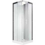 Kinedo - cabine de douche moonlight carrée coulissante sans robinetterie h212 x l90 x p90 Kinedo - cabine de douche moonlight carrée coulissante sans robinetterie h212 x l90 x p90