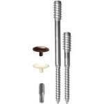 Kit de fixation escalier bois pour limon support b�ton - lapeyre