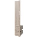Kit porte + tiroir espace blanc 226x60 p. 50 - lapeyre