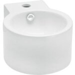 Lave - mains panama porcelaine blanc l. 28 x l. 33 - lapeyre