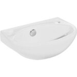 Lave - mains porcelaine olaf blanc l. 36 x l. 24 - lapeyre