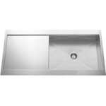 Luisina - evier caruso inox satine 1 grand bac h. 52 x l. 100