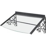 Marquise authentique nata noire sable l. 118xp. 70. 2xh. 57. 6 cm - lapeyre