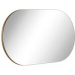 Miroir phileas ovale doré l. 90 x 50 - lapeyre Miroir phileas ovale doré l. 90 x 50 - lapeyre