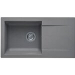 Moderna - evier baltic synthèse noir 1 grand bac h. 50 x l. 100 Moderna - evier baltic synthèse noir 1 grand bac h. 50 x l. 100
