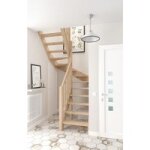 Modulo qt interm�diaire(ou qt haut) sapin h. 315 x l. 76 gauche ss rampe non mont� - lapeyre