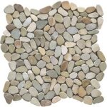 Mosaïque chamade galets beigeur trame encastrable 30x30 saspect naturel - lapeyre Mosaïque chamade galets beigeur trame encastrable 30x30 saspect naturel - lapeyre