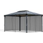 Moustiquaire pour tonnelle martinique 300x360 ldd - lapeyre