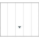 Novoferm - porte garage basculante proaccess contemporain blanc h. 200 x l. 240 Novoferm - porte garage basculante proaccess contemporain blanc h. 200 x l. 240