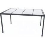 Orial - carport autoportante celtina alu gris anth. ral 7016 h. 251 x p. 314 x l. 498 ldd Orial - carport autoportante celtina alu gris anth. ral 7016 h. 251 x p. 314 x l. 498 ldd