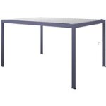 Orial - pergola ava autoportante alu gris anth. ral 7016 sablé l. 4, 13 x p. 3, 08 x h. 2, 57m Orial - pergola ava autoportante alu gris anth. ral 7016 sablé l. 4, 13 x p. 3, 08 x h. 2, 57m