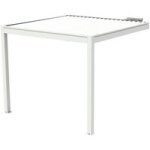 Orial - pergola murale athenais aluminium blanc ral 9010 l. 3 x p. 3 x h. 2, 50 m Orial - pergola murale athenais aluminium blanc ral 9010 l. 3 x p. 3 x h. 2, 50 m