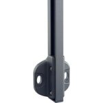 Orial - poteau lat�ral pour balustrade aluminium blanc