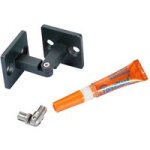 Pack angle variable + tubes + main courante acier noir balustrade universo - lapeyre