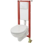 Pack cuvette nico sans bride + abatt fdc + bâti wc chris sol / mur + plaque blc - lapeyre Pack cuvette nico sans bride + abatt fdc + bâti wc chris sol / mur + plaque blc - lapeyre