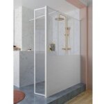 Paroi douche line prestige 8mm atelier h. 198 x l. 97 / 99 v. sérigra. timeless noir - lapeyre Paroi douche line prestige 8mm atelier h. 198 x l. 97 / 99 v. sérigra. timeless noir - lapeyre