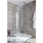 Paroi de douche line prestige 8mm h. 198 x l. 67 / 69 verre transparent timeless chr - lapeyre Paroi de douche line prestige 8mm h. 198 x l. 67 / 69 verre transparent timeless chr - lapeyre