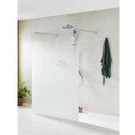 Paroi douche line prestige 8mm verre srigraphie marvin tim h. 198 x l. 120 chr - lapeyre
