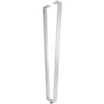 Pied en v pour retour de plan en aluminium anodis h. 85 - lapeyre