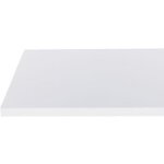 Plan droit stratifi fenix blanc mat chant plat l. 200 x p. 65 - lapeyre