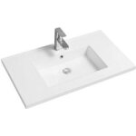 Plan infiny p38 cramique blanc 1 vasque l. 60 - lapeyre