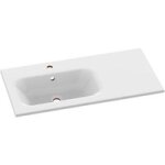 Plan rsine phoenix 1 vasque  gauche blanc l91 p46 - lapeyre