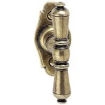 Poigne bouton auvergne laiton vieilli pour porte d'entre et fentre bois / pvc - lapeyre