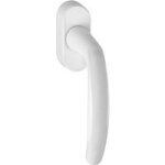 Poignée securite blanc 9016 pour fenêtre / porte - fenêtre 2 vantaux pvc / bois - lapeyre Poignée securite blanc 9016 pour fenêtre / porte - fenêtre 2 vantaux pvc / bois - lapeyre