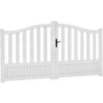 Portail battant pvc brehat galb 145 x l. 250 - lapeyre