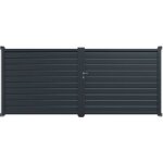 Gardengate - portail battant vitorio aluminium s / m