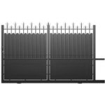 Portail coulissant acier modele a plein 1, 935 / 2, 03x3. 5m gauche - lapeyre Portail coulissant acier modele a plein 1, 935 / 2, 03x3. 5m gauche - lapeyre