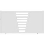 Portail coulissant pvc carnac avec accessoires 160 x l. 300 gauche - lapeyre
