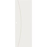 Porte coulissante prépeinte arc 40mm 204 x 73 cm r8 cuvette + td et trou poignée - lapeyre Porte coulissante prépeinte arc 40mm 204 x 73 cm r8 cuvette + td et trou poignée - lapeyre