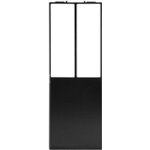 Porte coulissante verriere atelier vitrage transparent p / syst�me harlem 204x73g - lapeyre