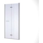 Porte de dche opure droite pivot - pivotante h. 200 x l80 verre transp. timeless - lapeyre Porte de dche opure droite pivot - pivotante h. 200 x l80 verre transp. timeless - lapeyre