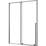 Porte de douche durance coulissante h. 200 x l. 120 gche verre gris chrome - lapeyre Porte de douche durance coulissante h. 200 x l. 120 gche verre gris chrome - lapeyre