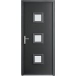 Porte d'entr�e * * acier naos sur - mesure - lapeyre