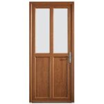 Porte d'entre * * pvc amelie avec barillet 40x40 - ud 1, 5 - sur mesure - lapeyre