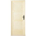 Porte de service sapin romilly  barillet h. 200 x l. 80 poussant gauche - lapeyre
