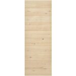 Porte seule adaptable naiade 2 chne plaqu h. 204xl. 63 - lapeyre